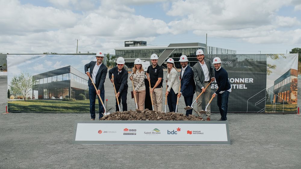 JAS Filtration lance la construction de son usine et siège social