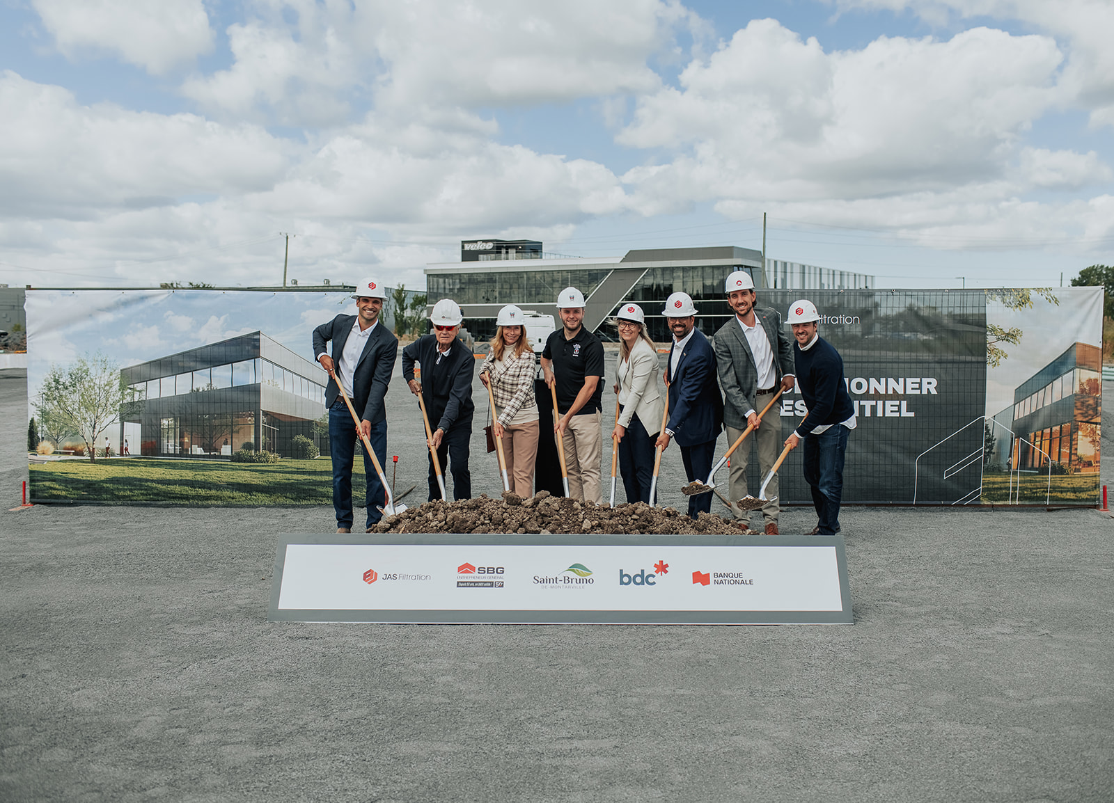JAS Filtration lance la construction de son usine et siège social
