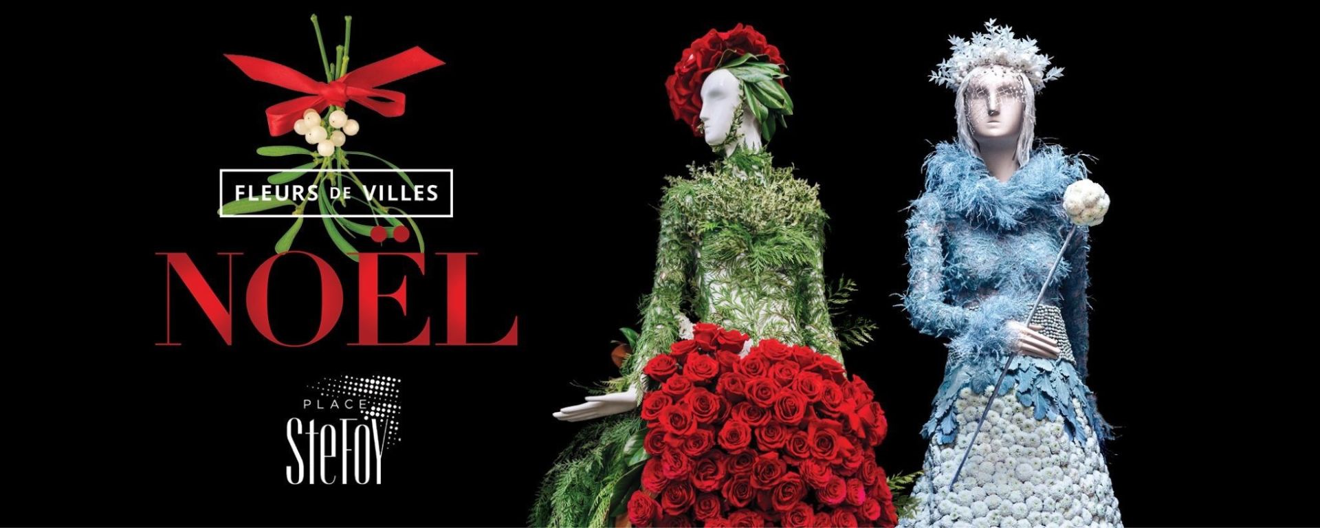 Fleurs de Villes fait son grand retour à Place Ste-Foy avec sa nouvelle exposition féérique, Noël