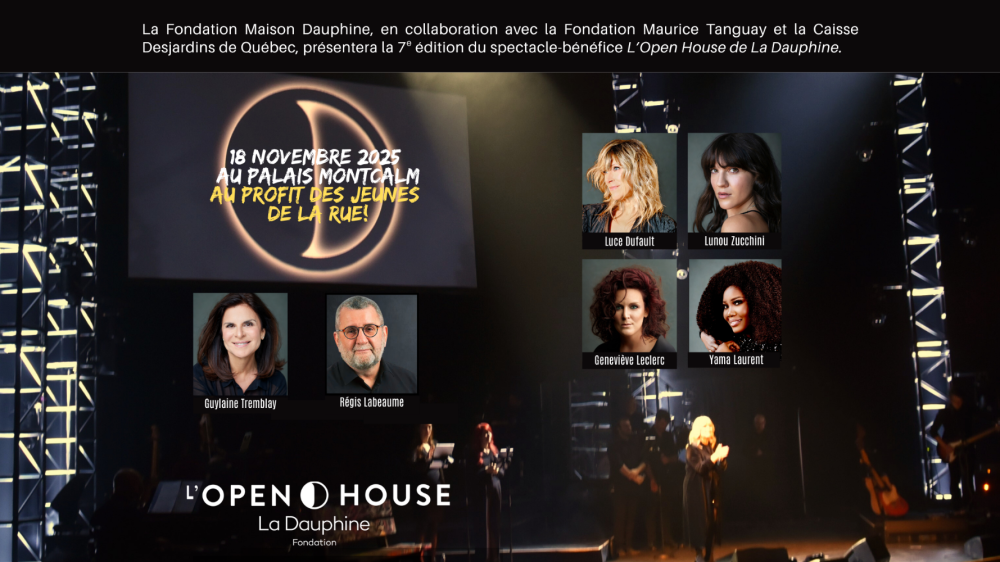 Unis pour les jeunes de la rue : L’Open House de La Fondation Maison Dauphine revient au Palais Montcalm